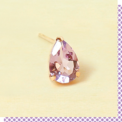 パープルカラーソロピアス