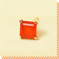 オレンジカラーソロピアス